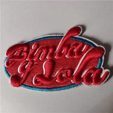 Suaitheantas Bróidnéireachta Paiste Aistriú Teasa 3D Emroidery